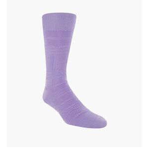MEN'S STACY ADAMS LOGO PATTERN SOLID COLOR TONAL PLAID SILKY DRESS SOCK. GEM101